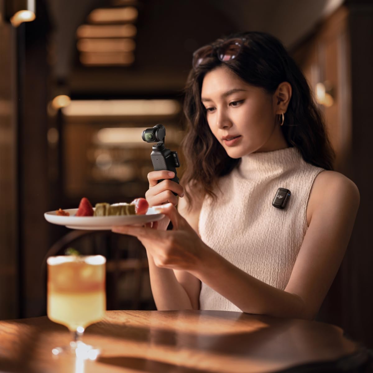 DJI Osmo Pocket 3 Creator Combo, Vlogging Camera with 1'' CMOS & 4K/120fps Video, 3-Axis Stabilization, Face/Object Tracking, Fast Focusing, Mic Included for Clear Sound, Small Camera for Photography
