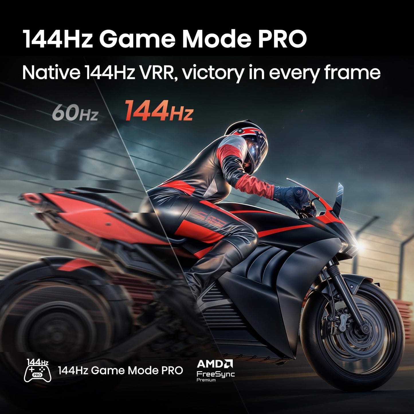 Hisense 55" 55U7QTUK MiniLED QLED 144Hz Smart AI TV - Hi-View AI Engine, 144Hz Game Mode PRO, 2.1 Channel, Dolby Atmos, Quantum Dot Colour, Anti-Reflection with Freely, Disney +, YouTube, Netflix