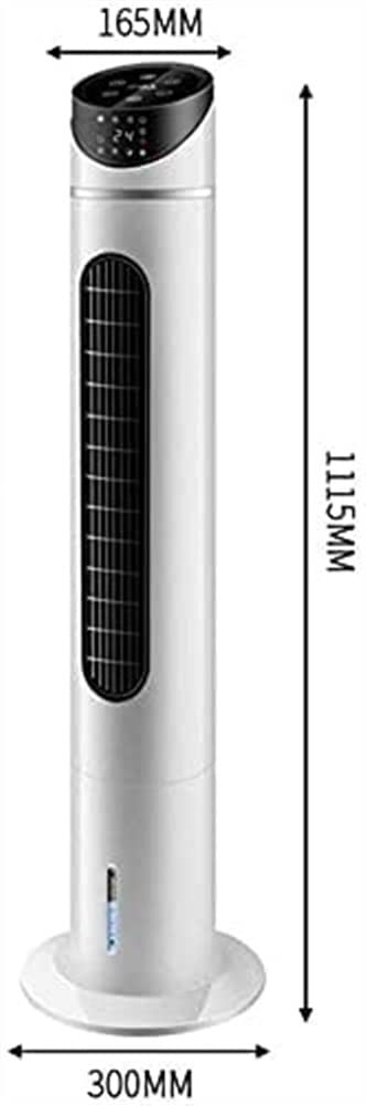 Bladeless Tower Fan with Remote, 90° Oscillation, 8H Timer, Quiet Standing Fan for Bedroom and Office, Space-Saving Design