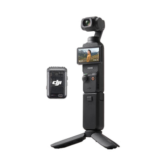 compare product DJI Osmo Pocket 3 Creator Combo, Vlogging Camera with 1'' CMOS & 4K/120fps Video, 3-Axis Stabilization, Face/Object Tracking, Fast Focusing, Mic Included for Clear Sound, Small Camera for Photography