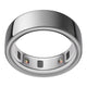 Oura Smart Ring 4 - Silver - Size 8 - | Non-Standard Fit – Measure with a Size Kit |Sleep, Heart Rate and Fitness Tracking Wearable | 8-Day Battery, iOS / Android Compatible