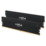 Crucial Pro DDR5 RAM 64GB Kit (2x32GB) 6000MHz CL40, Overclocking Gaming, Intel XMP 3.0 / AMD EXPO, Computer Memory (PC), Black - CP2K32G60C40U5B