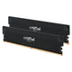Crucial Pro DDR5 RAM 64GB Kit (2x32GB) 6000MHz CL40, Overclocking Gaming, Intel XMP 3.0 / AMD EXPO, Computer Memory (PC), Black - CP2K32G60C40U5B