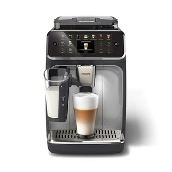 compare product PHILIPS 5400 Series Bean to Cup Coffee Machine – 12 Coffee Varieties, LatteGo Milk Frother, Fastest-to-Clean, Ceramic Grinder, Fully Automatic Espresso & Cappuccino maker – Black, Silver (EP5446/70)