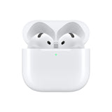 Apple AirPods 4 Wireless Earbuds, Bluetooth Headphones, Personalised Spatial Audio, Sweat and Water Resistant, USB-C Charging Case, H2 Chip, Up to 24 Hours of Battery Life, Effortless Setup for iPhone