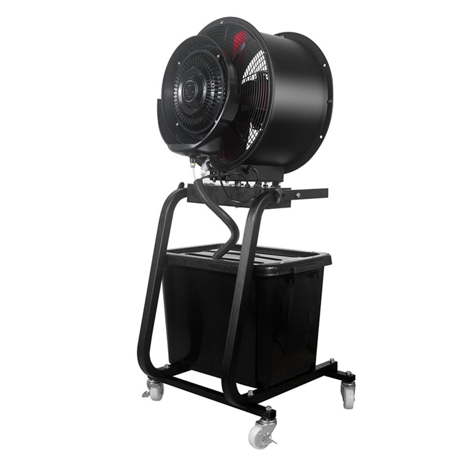 Industrial Misting Fan with 42L Water Tank, 300W Metal Blades, 26-33ft Range for Workshop, Patio, Warehouse Cooling