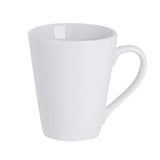 Argon Tableware White Coffee Mug Set of 6-285ml Premium Porcelain Cups - Durable Dishwasher Safe Mugs for Latte, Cappuccino, Tea, Hot Chocolate and Everyday Hot Drinkware at Home or Office