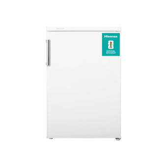 compare product Hisense RL170D4BWE Freestanding 56cm Under Counter Fridge - 132 litre capacity - Auto Defrost - Reversible Door - White - E Rated