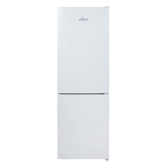 compare product Willow WFF157W 157L Freestanding 70/30 Fridge Freezer with Adjustable Thermostat, Mark-Proof Finish, Low Frost, 2 Year Warranty - White