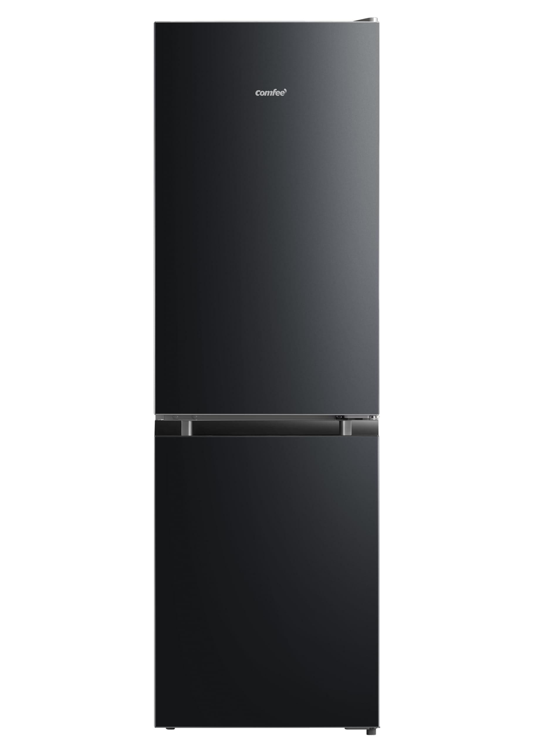 COMFEE' RCB169BL2UK(E) 174L 70/30 Freestanding Fridge Freezer, 150cm Height, Low Frost, 4-Star Freezer, Quiet 39dB, Merchanical Temperature Control, Interior Lighting, Reversible Door, Black