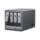 UGREEN NAS DXP4800 Pro 4-Bay Desktop NAS with HDMI Cable, Intel® Core™ i3-1315U 6-Core CPU, 8GB DDR5 RAM, 128G SSD, 1x 10GbE, 1x 2.5GbE, 2X M.2 NVMe Slots, 4K HDMI, Network Attached Storage (Diskless)
