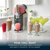 Ninja SLUSHi Frozen Drinks Maker, Create Slush, Frozen Cocktails, Frappé, Milkshakes & Frozen Juice, No Ice or Preperation Needed, WhisperChill Technology, 1.9l Capacity, Stone Gold, FS301UKSTGD