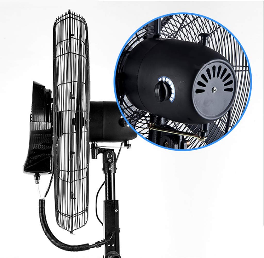 Oscillating Pedestal Fan, Adjustable Height Stand Fan for Home, Office, and Garage, Powerful Cooling Floor Fan with 3 Speeds, 18-Inch