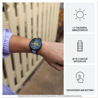 Garmin Forerunner 165 with Music, 43mm GPS running smartwatch, lightweight, AMOLED touchscreen, advanced training & insights, safety & tracking features, up to 11 days battery life, Black
