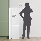 Willow WFF157W 157L Freestanding 70/30 Fridge Freezer with Adjustable Thermostat, Mark-Proof Finish, Low Frost, 2 Year Warranty - White