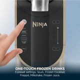 Ninja SLUSHi Frozen Drinks Maker, Create Slush, Frozen Cocktails, Frappé, Milkshakes & Frozen Juice, No Ice or Preperation Needed, WhisperChill Technology, 1.9l Capacity, Stone Gold, FS301UKSTGD