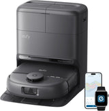 eufy New Robot Vacuum Cleaner With Mop,C28 Omni,Self-Cleaning Roller Mop,Upgraded from X10 Pro,15,000Pa Suction,All-in-1 Station,Tangle-Free,Auto Mop Wash&Dry,AI Obstacle Avoidance,LiDAR Navigation