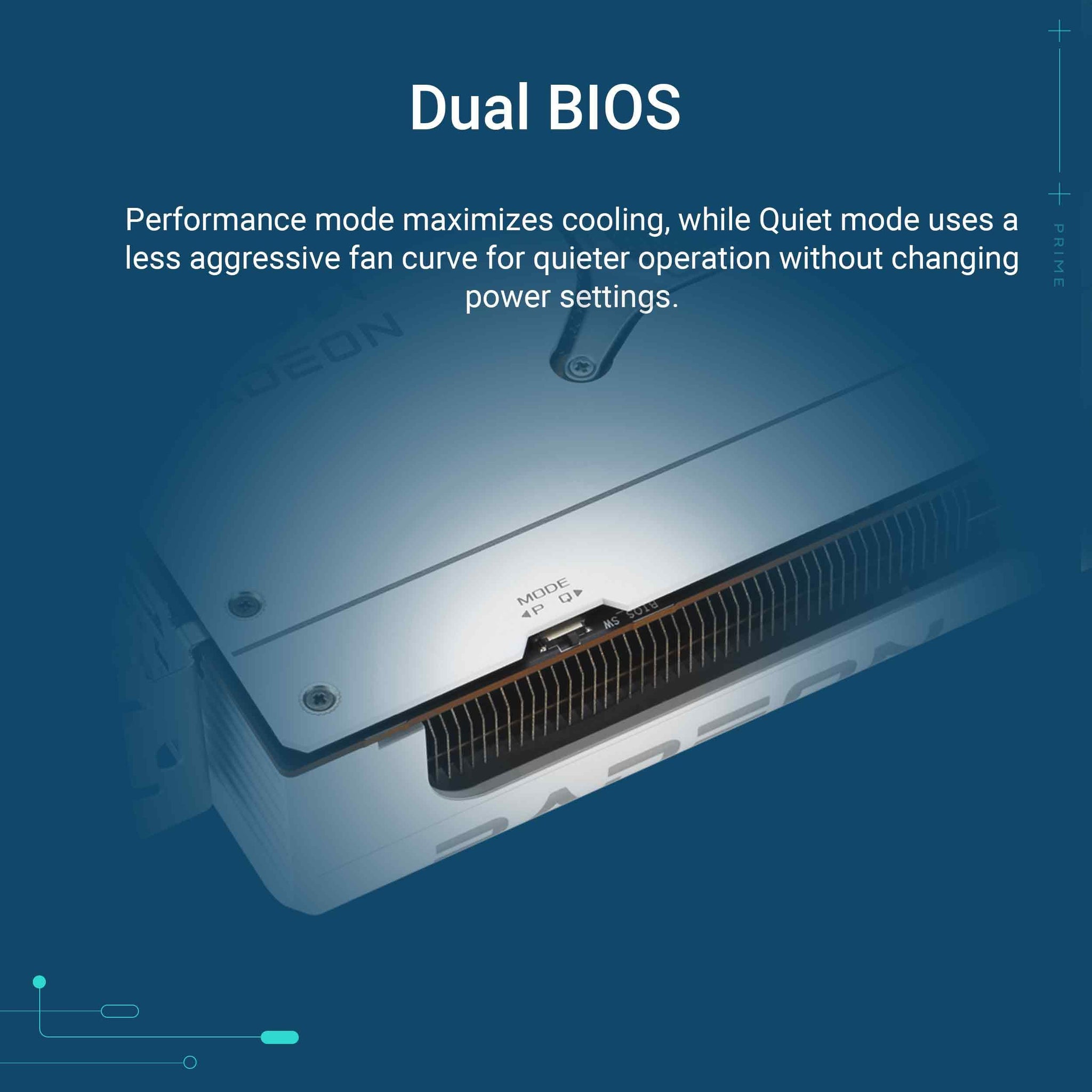 ASUS Prime Radeon RX 9070 XT White OC Edition 16GB GDDR6 Gaming Graphics Card (AMD Radeon RX9070XT RDNA 4, 2.5-Slot, PCIe 5.0, 1x HDMI 2.1b, 3X DisplayPort 2.1a, White, PRIME-RX9070XT-O16G-WHITE)
