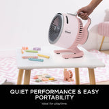 Shark FlexBreeze HydroGo Cordless Fan, Powerful Portable Fan with Misting, Indoor & Outdoor Cooling, Quiet & Durable, Compact & Lightweight, 5 Speed Settings, Quartz FA050UKPK