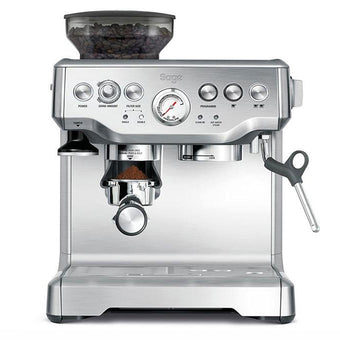 compare product Sage Barista Express, Manual Tamping, Standard Milk Jug, Bean to Cup Coffee Machine with Grinder, Manual Milk Frother, Brushed Stainless Steel