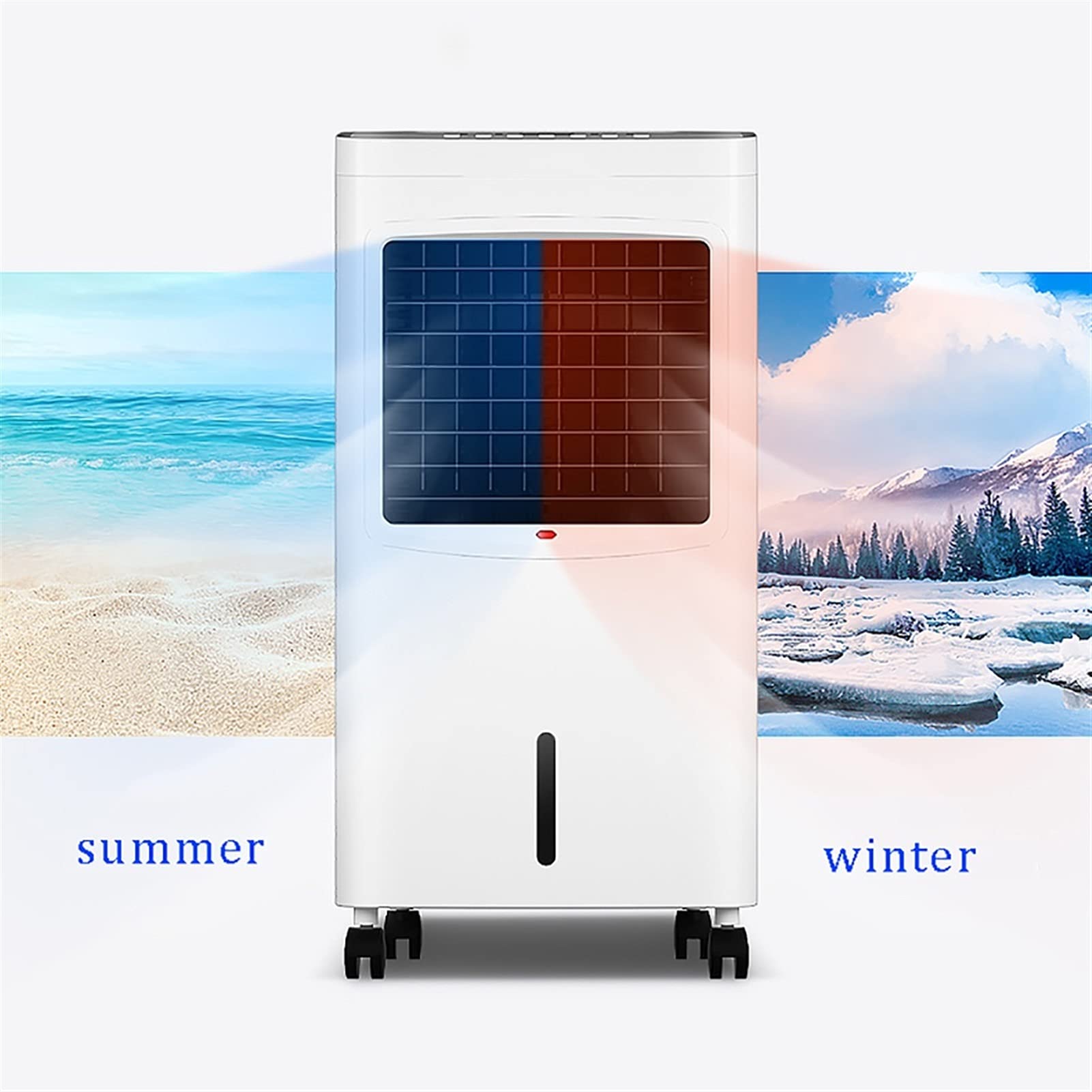 Portable Evaporative Cooler - Portable Evaporative Cooler Unit with Remote Control, Energy Efficient for Home, Adjustable Airflow, Lightweight & Compact Design