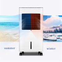 Portable Evaporative Cooler with Remote Control - Mobile Heating and Cooling Unit, Energy Efficient