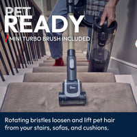 Hoover HL420 Pets Upright Vacuum Cleaner, 850w, H13 HEPA Anti-Allergy Filter, Includes Car Detailing Kit, 2-in-1 Upright & Handheld, 2.5L Bin, LED lights, Lightweight Under 5kg, Pet Hair [HL420PTC]