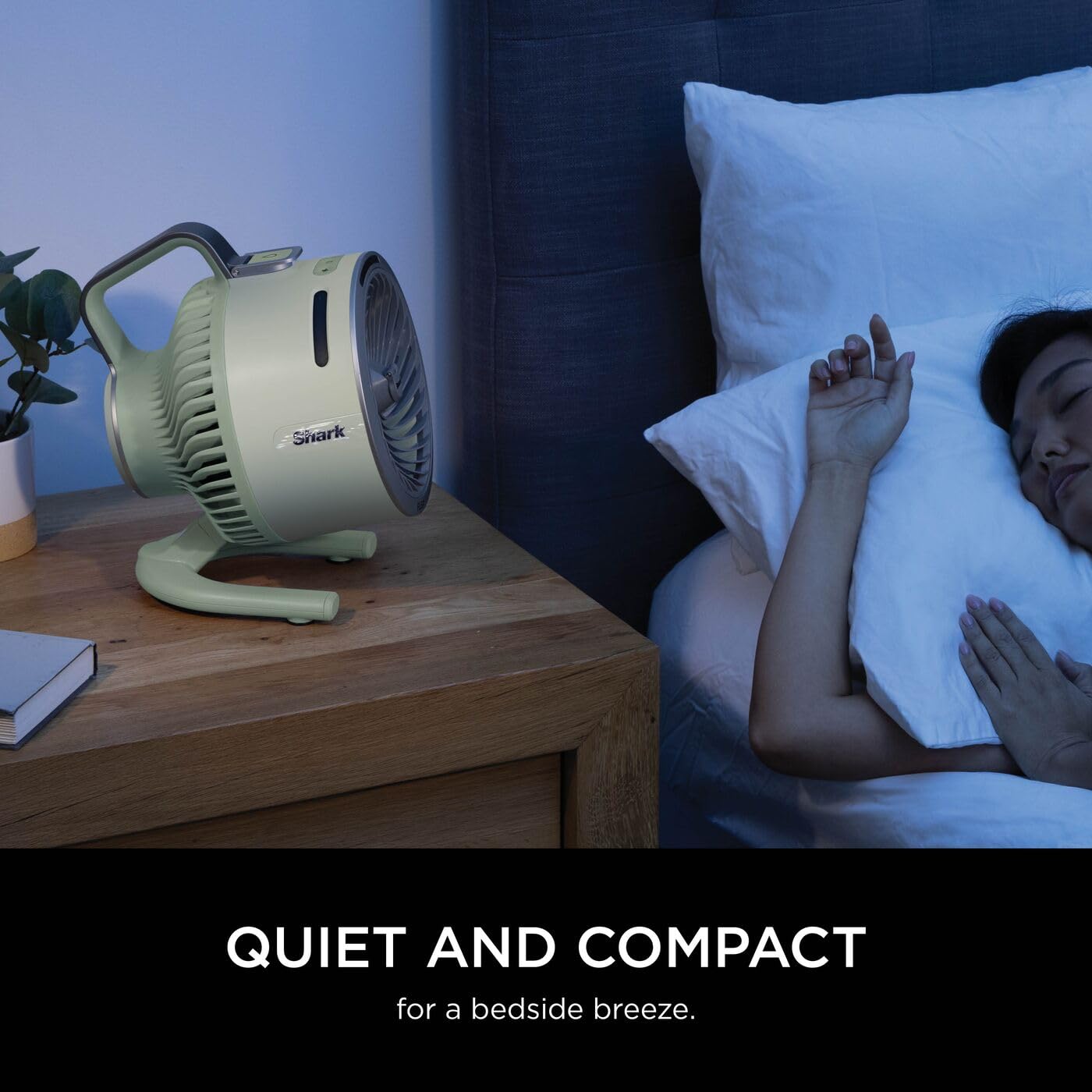 Shark FlexBreeze HydroGo Cordless Fan, Powerful Portable Fan with Misting, Indoor & Outdoor Cooling, Quiet & Durable, Compact & Lightweight, 5 Speed Settings, Mint FA050UKGN