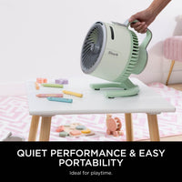 Shark FlexBreeze HydroGo Cordless Fan, Powerful Portable Fan with Misting, Indoor & Outdoor Cooling, Quiet & Durable, Compact & Lightweight, 5 Speed Settings, Mint FA050UKGN