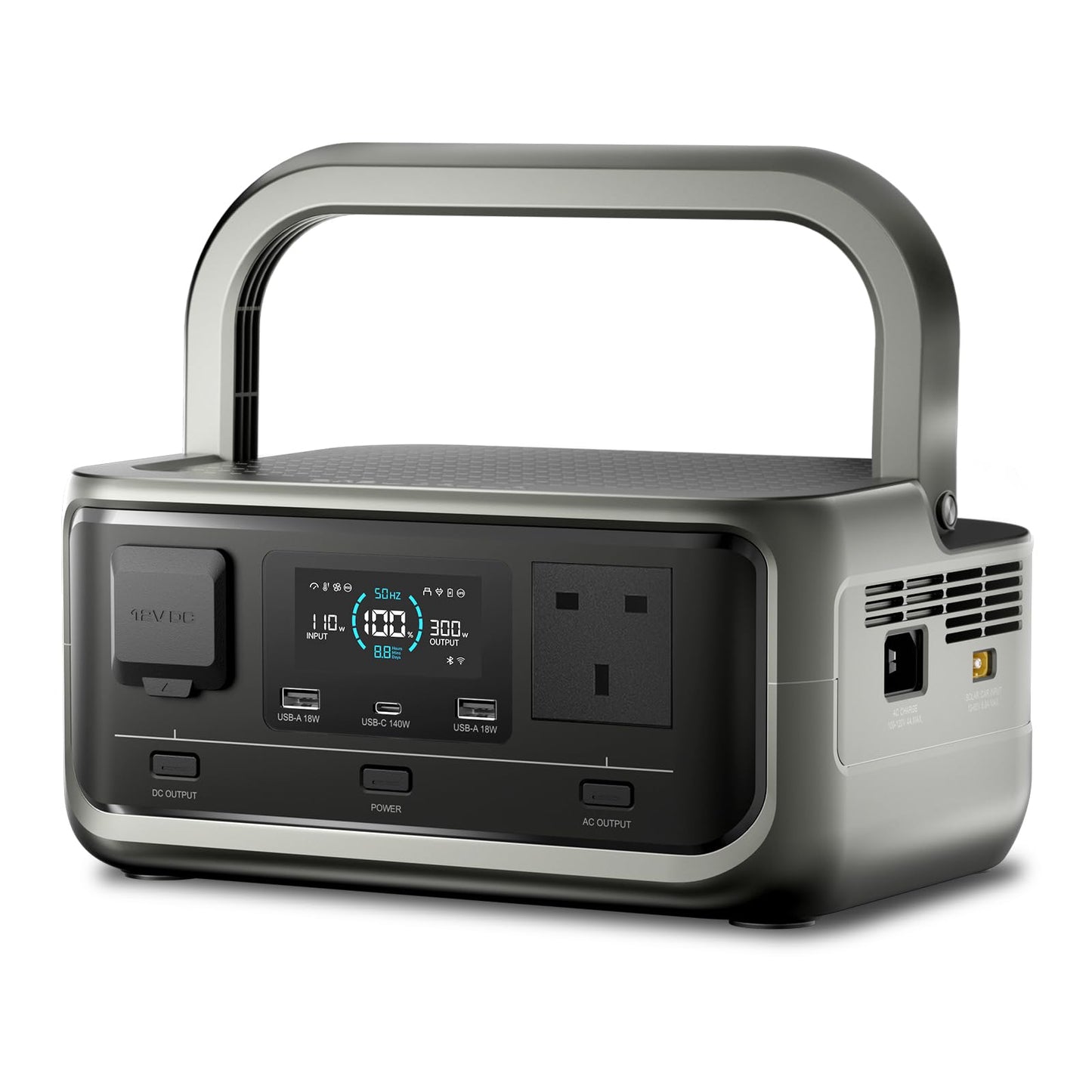 ALLPOWERS VOLIX P300 Portable Power Station, 256Wh LiFePO4 Battery, 300W Solar Generator, <20ms UPS, 100W USB-C Output, 4000 Charge Cycles for Camping Outdoor Travel Emergencies Gaming Festivals