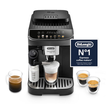 compare product De'Longhi Magnifica Evo, Bean to Cup Coffee and Cappuccino Maker, 1450 watts, 250g bean container, 1.8L water container, ECAM292.81.B, Plastic, Black