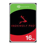Seagate IronWolf Pro 16TB, Enterprise Internal NAS HDD, CMR 3.5 Inch, SATA 6GB/s, 7.200 RPM, 256MB Cache for RAID NAS, Data Rescue Services, Frustration Free Packaging (ST16000NTZ01)