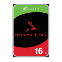 Seagate IronWolf Pro 16TB, Enterprise Internal NAS HDD, CMR 3.5 Inch, SATA 6GB/s, 7.200 RPM, 256MB Cache for RAID NAS, Data Rescue Services, Frustration Free Packaging (ST16000NTZ01)