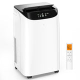 14000 BTU Portable Air Conditioners, Cools Up to 700 Sq.Ft, Free standing AC Unit, Cooling, Dehumidifier, Fan, Sleep Mode, Remote Control & Installation Kit, White