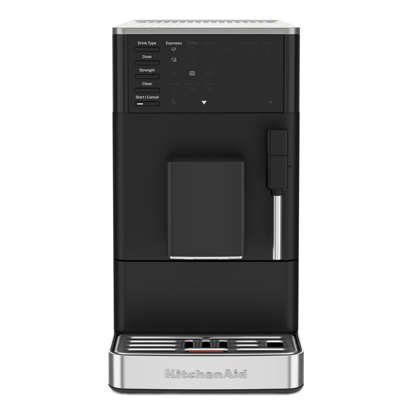 KitchenAid KF2 Fully Automatic Espresso Machine with Iced Coffee, Built-In Grinder, 7 Recipe Options, IntelliGrind Technology, Steam Wand, Matte Black