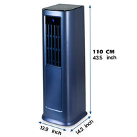 3-in-1 Portable Air Conditioner 12000 BTU, ELECCI Mobile Air Conditioning for Home with Cooling, Dehumidifier, Fan＆Auto Mode, Dark Blue Air Conditioners with Left & Right Sweeping, 24H Timer