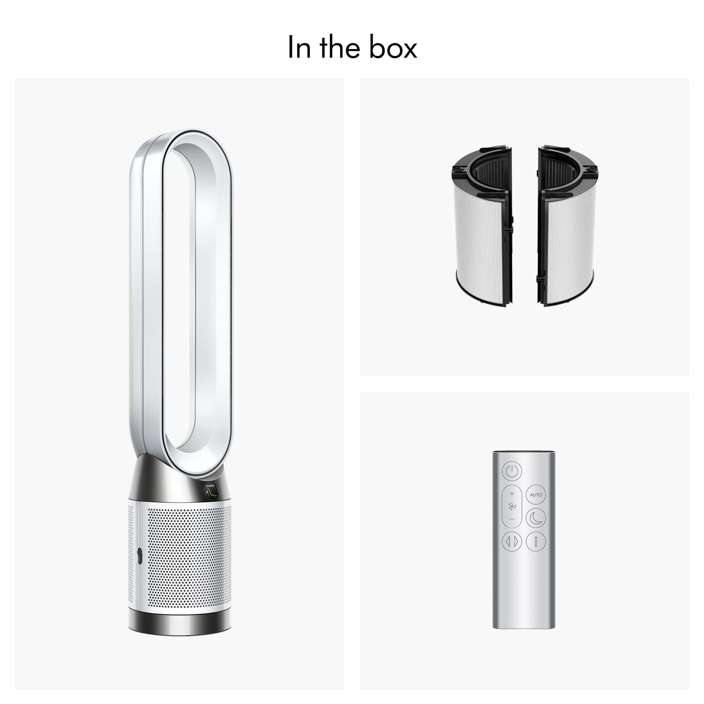 Dyson Purifier Cool PC1 Powerful Cooling Purifier (White/White)