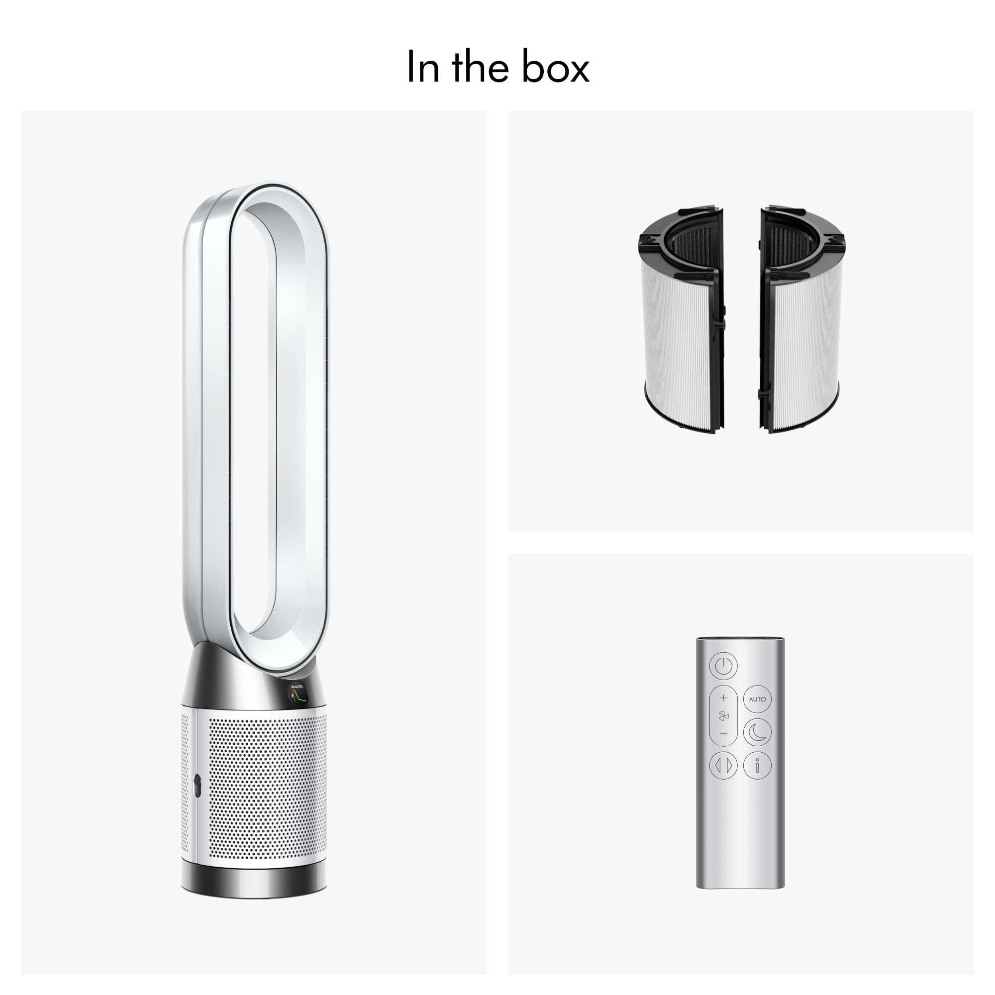 Dyson Purifier Cool PC1 Powerful Cooling Purifier (White/White)