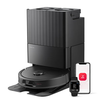 compare product roborock Qrevo Series Robot Vacuum Cleaner with Mop, 10,000Pa Suction, Upgraded from Qrevo S, Dual Anti-Tangle Brushes, Smart Obstacle Avoidance, Auto Mop Washing&Drying, All-in-One Dock,Black(QV 35S)