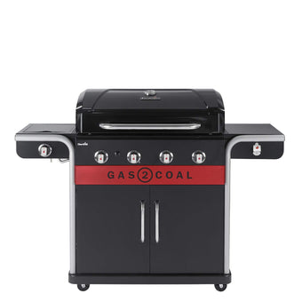 compare product Char-Broil Gas2Coal 440 Hybrid Grill Gas Barbecue, Black, 61 x 24 x 46 cm