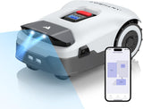 ANTHBOT Genie600 Robot Lawn Mower, Perimeter Wire Free, Full Band RTK+4-Eye Vision Robot Lawnmower, Recommended for 600 m², Max 800 m², Automatic Mapping, Accurate Obstacle Avoidance, APP Control