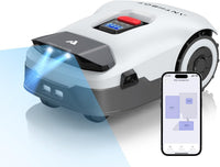 ANTHBOT Genie600 Robot Lawn Mower, Perimeter Wire Free, Full Band RTK+4-Eye Vision Robot Lawnmower, Recommended for 600 m², Max 800 m², Automatic Mapping, Accurate Obstacle Avoidance, APP Control