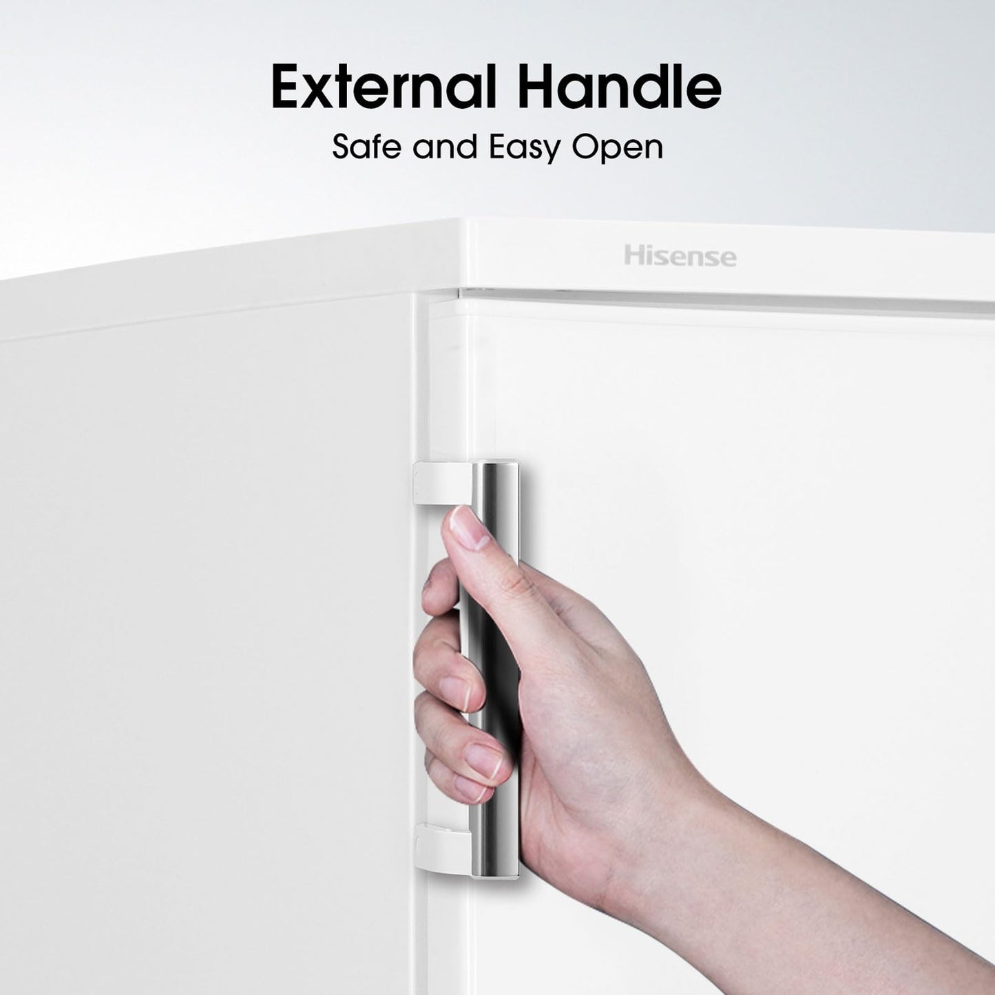 Hisense RL170D4BWE Freestanding 56cm Under Counter Fridge - 132 litre capacity - Auto Defrost - Reversible Door - White - E Rated