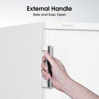 Hisense RL170D4BWE Freestanding 56cm Under Counter Fridge - 132 litre capacity - Auto Defrost - Reversible Door - White - E Rated