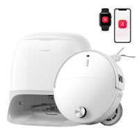 roborock Qrevo Curv 2 Pro Robot Vacuum Cleaner with Mop, 25,000 Pa Suction, Zero-Tangle, 3.14-Inch Ultra Slim, AI Obstacle Avoidance, 100°C Hot-Water Mop Washing, Multifunctional Dock 3.0 Hygiene+