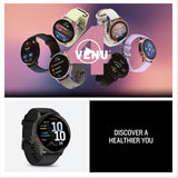 Garmin Venu 4 45mm - GPS smartwatch, AMOLED touchscreen, 24/7 advanced health & fitness tracking, 80+ sports apps, flashlight, ECG, sleep monitor, up to 12 days battery life, Slate/Black