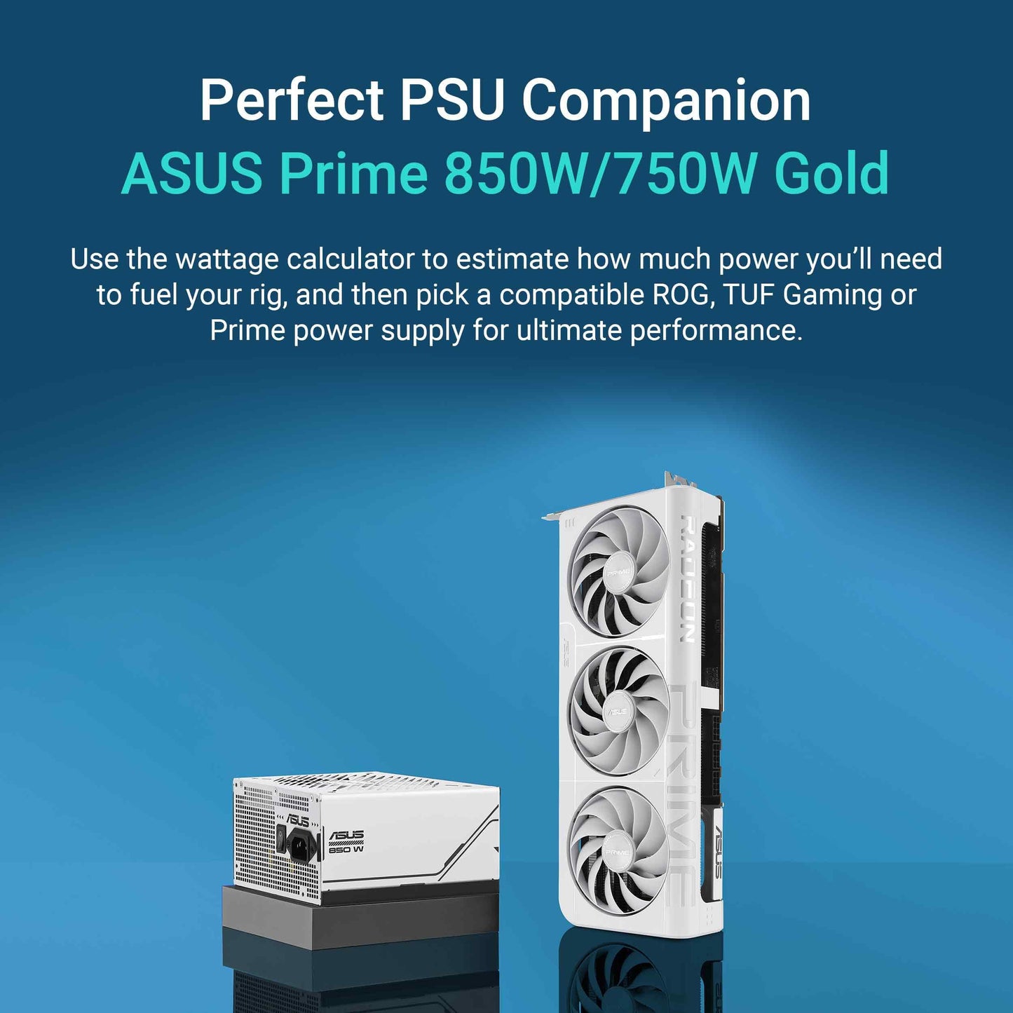 ASUS Prime Radeon RX 9070 XT White OC Edition 16GB GDDR6 Gaming Graphics Card (AMD Radeon RX9070XT RDNA 4, 2.5-Slot, PCIe 5.0, 1x HDMI 2.1b, 3X DisplayPort 2.1a, White, PRIME-RX9070XT-O16G-WHITE)