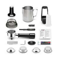 Sage Barista Express, Manual Tamping, Standard Milk Jug, Bean to Cup Coffee Machine with Grinder, Manual Milk Frother, Brushed Stainless Steel