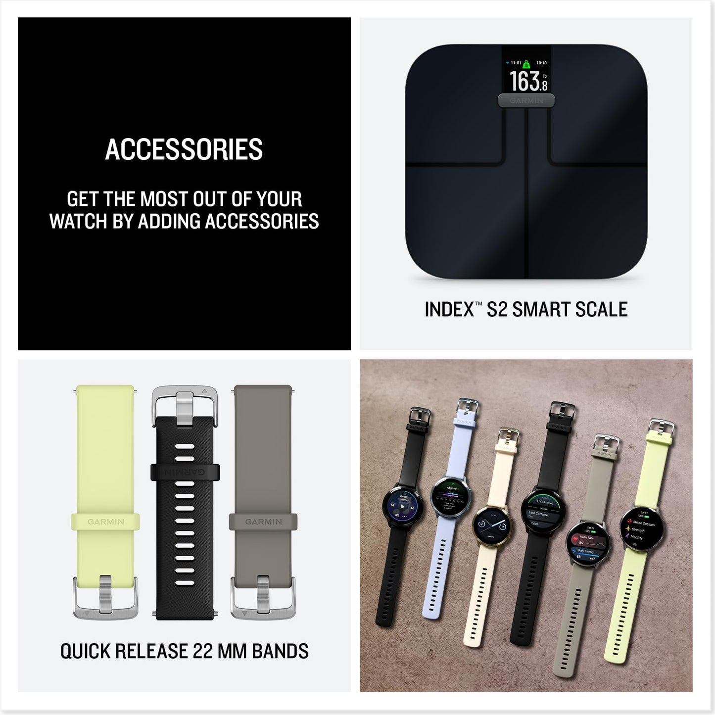 Garmin Venu 4 45mm - GPS smartwatch, AMOLED touchscreen, 24/7 advanced health & fitness tracking, 80+ sports apps, flashlight, ECG, sleep monitor, up to 12 days battery life, Slate/Black