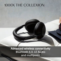 SONY 1000X THE COLLEXION Luxury Over-Ear Wireless Bluetooth Headphones, Studio-Grade Hi-Res Sound,Premium Noise Cancelling, 360 Spatial Audio, Durable Case, iOS & Android – Platinum, New Model